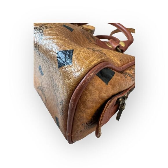 MCM Mini Logo Two Way German Handbag - Picture 9 of 13